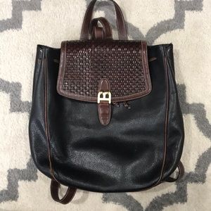 Bally woven backpack